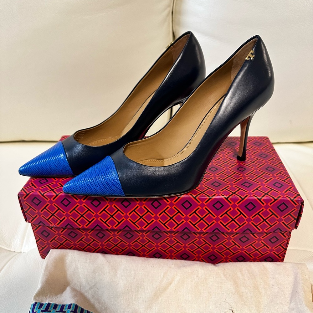 Tory Burch Penelope Cap Toe Heel 8.5